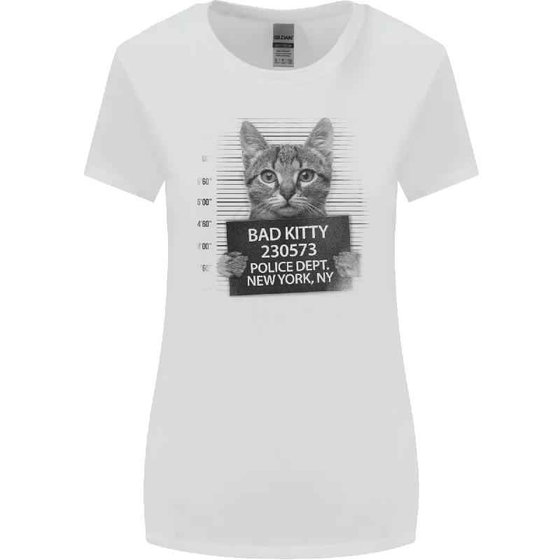Bad Kitty New York City Police Dept Womens Wider Cut T-Shirt Faux Fur Fabric Real Fur Fabric Shearling Fabric Bad Kitty New York City Police Dept Womens Wider Cut T-Shirt Faux Fur Fabric Real Fur Fabric Shearling Fabric