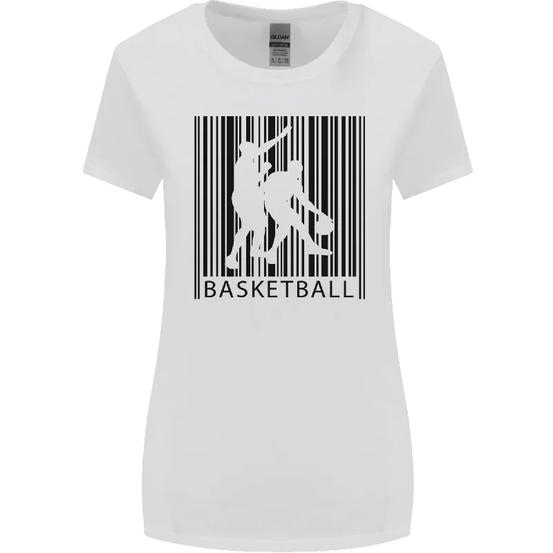 Basketball Barcode Player Womens Wider Cut T-Shirt Anti-Pilling Machine Wash Handmade Basketball Barcode Player Womens Wider Cut T-Shirt Anti-Pilling Machine Wash Handmade