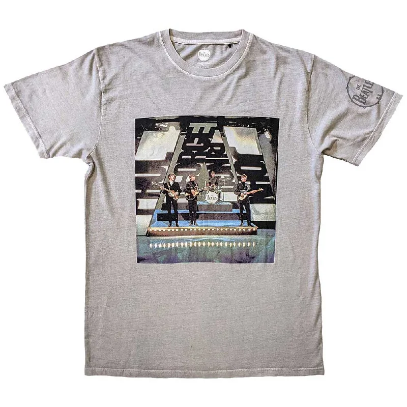 The Beatles | Official Band T-shirt | On Stage (Sleeve Print) Fashionable Trendy Casual The Beatles | Official Band T-shirt | On Stage (Sleeve Print) Fashionable Trendy Casual