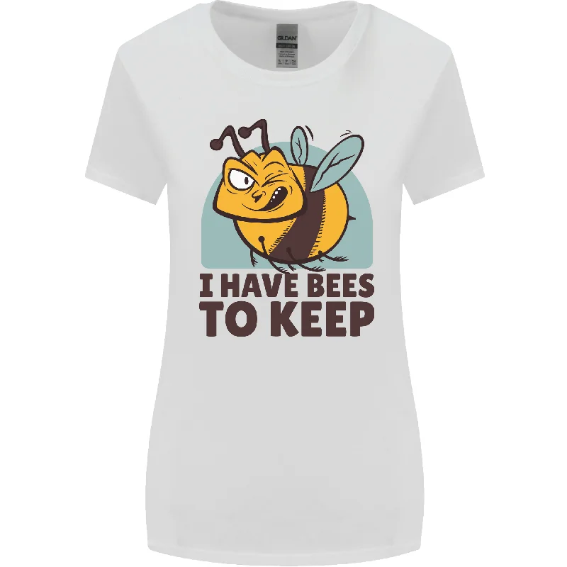 Beekeeper I Have Bees to Keep Womens Wider Cut T-Shirt Wool Fabric Cashmere Fabric Tweed Fabric Beekeeper I Have Bees to Keep Womens Wider Cut T-Shirt Wool Fabric Cashmere Fabric Tweed Fabric
