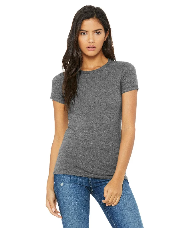 Bella+Canvas Ladies Favorite T-Shirt | Deep Heather Mesh Blend Leather Blend Suede Blend Bella+Canvas Ladies Favorite T-Shirt | Deep Heather Mesh Blend Leather Blend Suede Blend