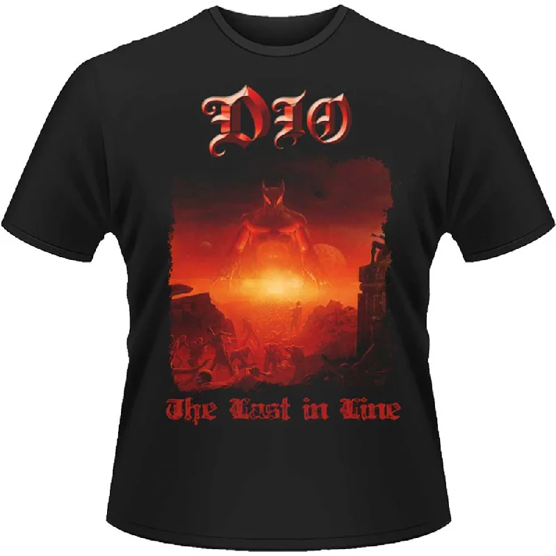 Dio | Official Band T-Shirt | Last In Line (Back Print) Collared T-Shirt Boat Neck A-Line Dio | Official Band T-Shirt | Last In Line (Back Print) Collared T-Shirt Boat Neck A-Line