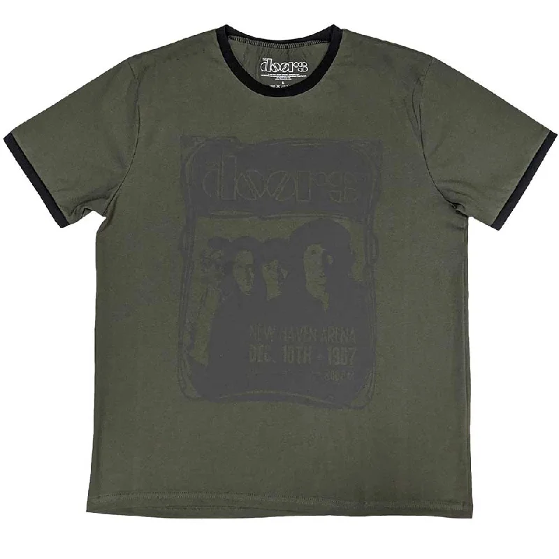 The Doors | Official Band Ringer T-Shirt | New Haven Frame Sequined Glittery Shiny