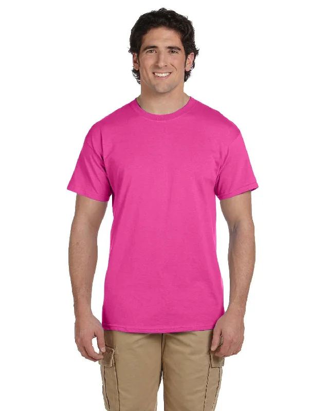 Hanes ComfortBlend 50/50 T-Shirt | Wow Pink Modern Contemporary Chic