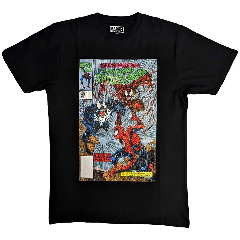 Marvel Comics | Official Film T-Shirt | Venom & Carnage Terry Blend Velvet Blend Canvas Blend Marvel Comics | Official Film T-Shirt | Venom & Carnage Terry Blend Velvet Blend Canvas Blend
