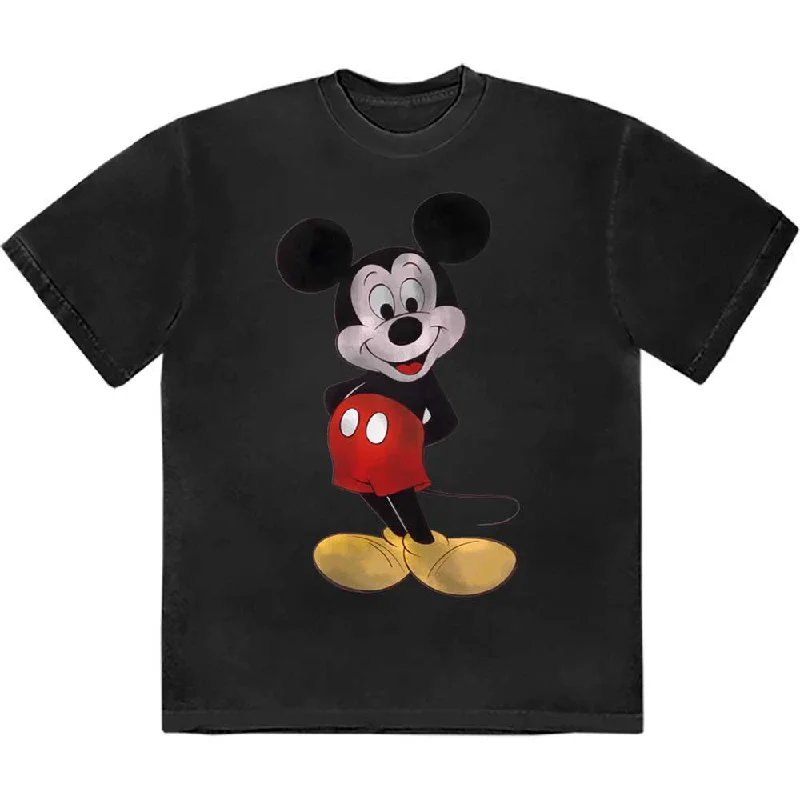 Disney | Official Band T-Shirt | Mickey Mouse Stance Cotton Fabric Linen Fabric Terry Fabric Disney | Official Band T-Shirt | Mickey Mouse Stance Cotton Fabric Linen Fabric Terry Fabric