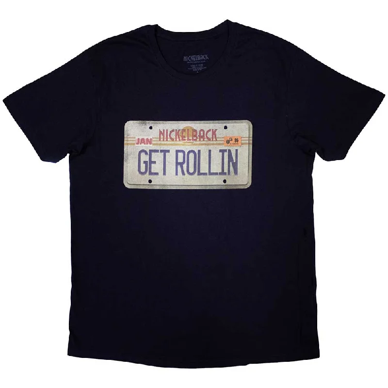 Nickelback| Official Band T-Shirt | License Plate Chenille Blend Fleece Blend Nylon Blend Nickelback| Official Band T-Shirt | License Plate Chenille Blend Fleece Blend Nylon Blend