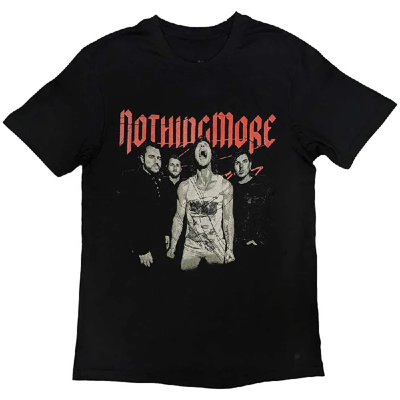 Nothing More | Official Band T-Shirt | Band Photo Spandex Blend Rayon Blend Denim Blend Nothing More | Official Band T-Shirt | Band Photo Spandex Blend Rayon Blend Denim Blend