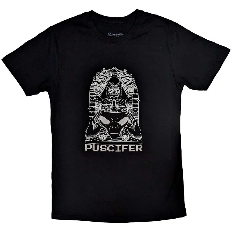 Puscifer | Official Band T-Shirt | Alien Exist Terry Blend Velvet Blend Canvas Blend Puscifer | Official Band T-Shirt | Alien Exist Terry Blend Velvet Blend Canvas Blend