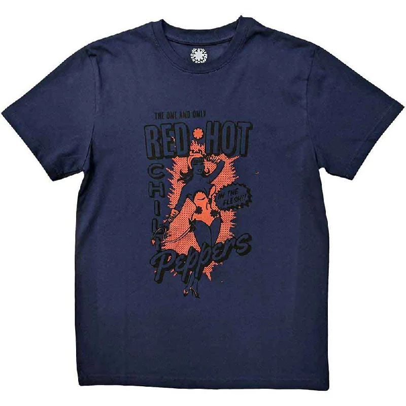 Red Hot Chili Peppers | Official Band T-Shirt | In The Flesh Terry Blend Velvet Blend Canvas Blend Red Hot Chili Peppers | Official Band T-Shirt | In The Flesh Terry Blend Velvet Blend Canvas Blend