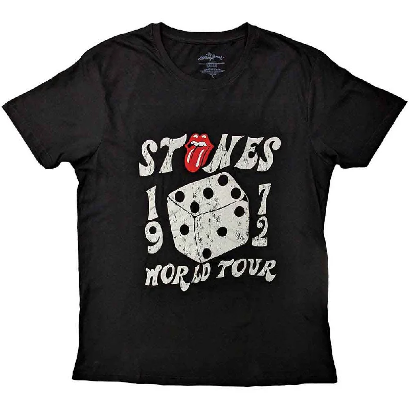 The Rolling Stones | Official Band T-Shirt | Dice Tour '72 Rayon Fabric Velvet Fabric Corduroy Fabric The Rolling Stones | Official Band T-Shirt | Dice Tour '72 Rayon Fabric Velvet Fabric Corduroy Fabric