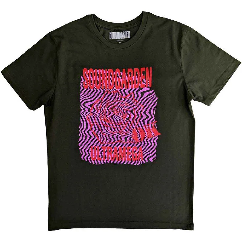 Soundgarden | Official Band T-Shirt | Ultramega OK Welt Pockets Slit Pockets Flap Pockets Soundgarden | Official Band T-Shirt | Ultramega OK Welt Pockets Slit Pockets Flap Pockets