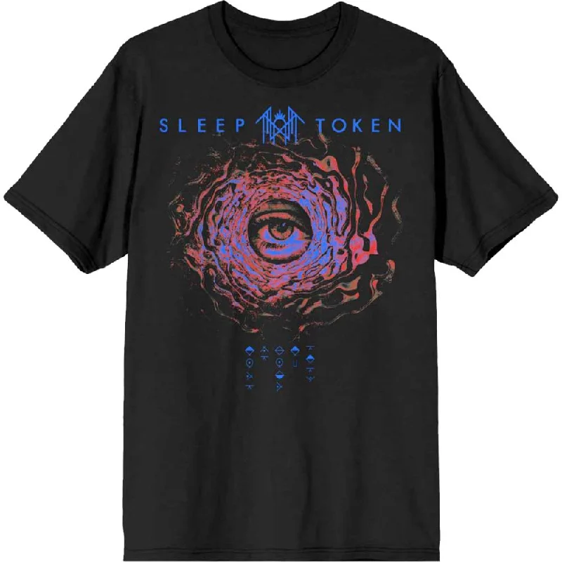Sleep Token | Official Band T-Shirt | Vortex Eye Satin Fabric Silk Fabric Chiffon Fabric Sleep Token | Official Band T-Shirt | Vortex Eye Satin Fabric Silk Fabric Chiffon Fabric