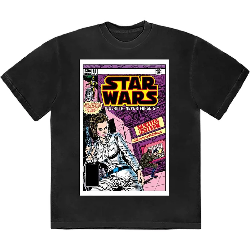 Star Wars | Official Band T-Shirt | Golrath Never Forgets Comic Cover Collared T-Shirt Boat Neck A-Line Star Wars | Official Band T-Shirt | Golrath Never Forgets Comic Cover Collared T-Shirt Boat Neck A-Line
