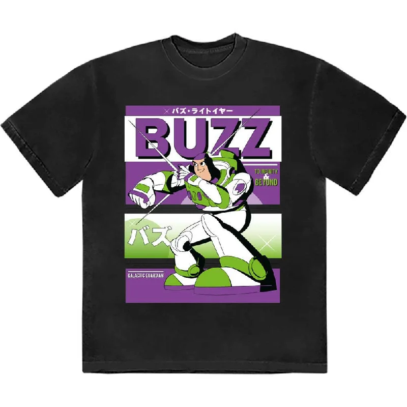 Disney | Official Band T-Shirt | Toy Story Buzz Japanese Cashmere Blend Cotton Blend Poly Blend Disney | Official Band T-Shirt | Toy Story Buzz Japanese Cashmere Blend Cotton Blend Poly Blend