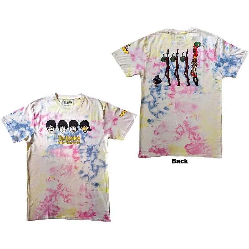 The Beatles | Official Band T-shirt | Yellow Submarine Heads & Apple Bonkers (Back Print & Wash Collection) Front Pockets Side Pockets Patch Pockets The Beatles | Official Band T-shirt | Yellow Submarine Heads & Apple Bonkers (Back Print & Wash Collection) Front Pockets Side Pockets Patch Pockets