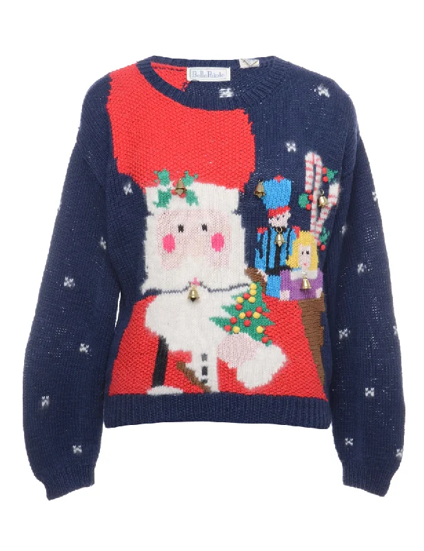 Beyond Retro Reworked Christmas Jumper With Bells - L Layered Multi-layer Single Layer Beyond Retro Reworked Christmas Jumper With Bells - L Layered Multi-layer Single Layer