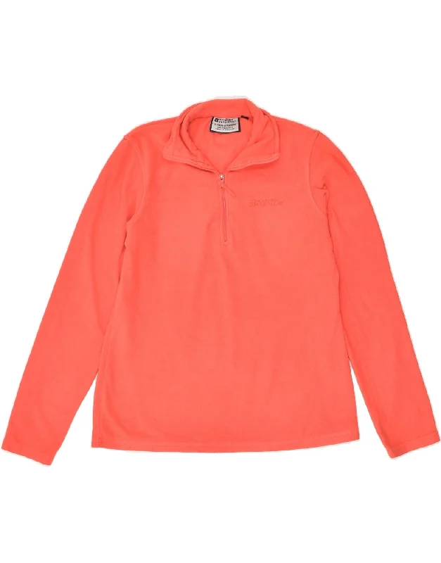 MOUNTAIN WAREHOUSE Womens Zip Neck Fleece Jumper UK 14 Medium Pink Casual Formal Business MOUNTAIN WAREHOUSE Womens Zip Neck Fleece Jumper UK 14 Medium Pink Casual Formal Business