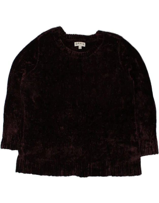 ORVIS Womens Fleece Jumper UK 20 2XL Brown Cotton Long Sweater Short Sweater Cropped Sweater ORVIS Womens Fleece Jumper UK 20 2XL Brown Cotton Long Sweater Short Sweater Cropped Sweater