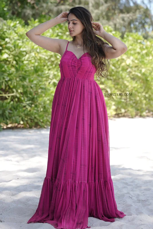 Blush Horizon Voyage Maxi Dress Elegant Floral Maxi Dress