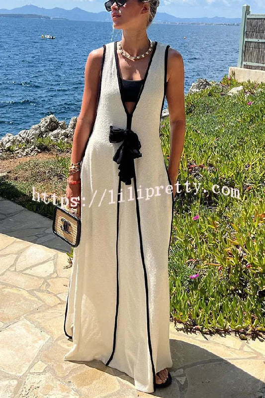Lilipretty Boat Date Knit Contrast Self Tie Flowy Oversized Maxi Dress Fashionable Chiffon Tiered Maxi Dress Lilipretty Boat Date Knit Contrast Self Tie Flowy Oversized Maxi Dress Fashionable Chiffon Tiered Maxi Dress