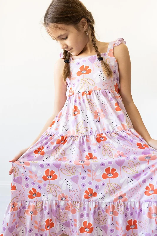 SALE Do Your Thing Spring Ruffle Maxi Dress Fashionable Printed Maxi Dress