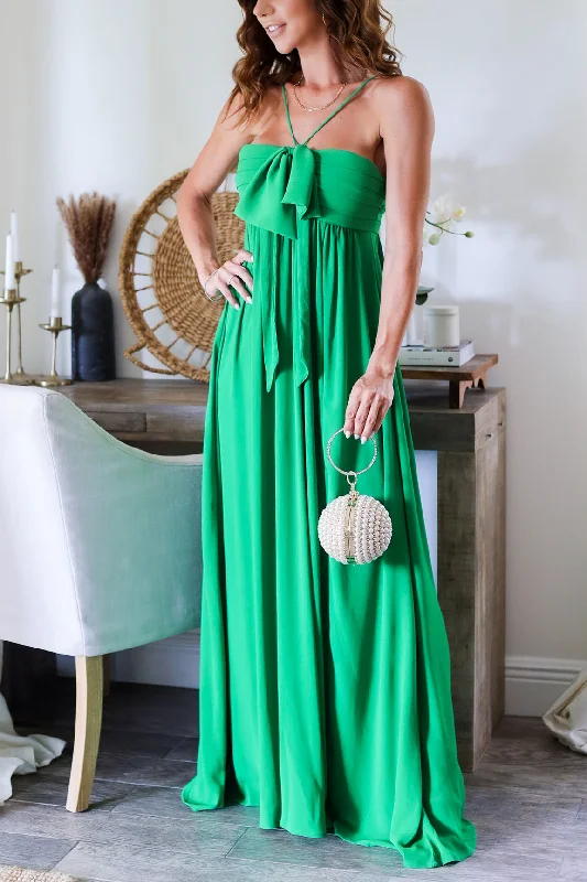 Gabriela Maxi Dress Classic Solid Maxi Dress