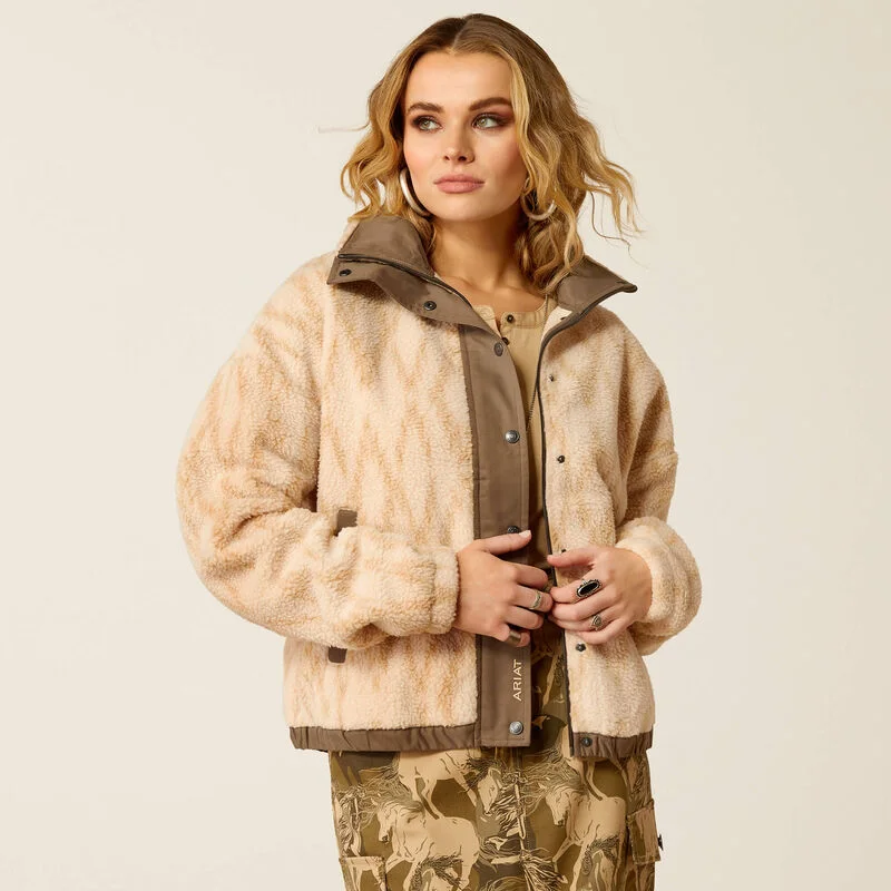 Ariat Women's Sherpa Blocked Jacket 10052440 Tailored Jacket Straight Jacket A-Line Jacket Ariat Women's Sherpa Blocked Jacket 10052440 Tailored Jacket Straight Jacket A-Line Jacket