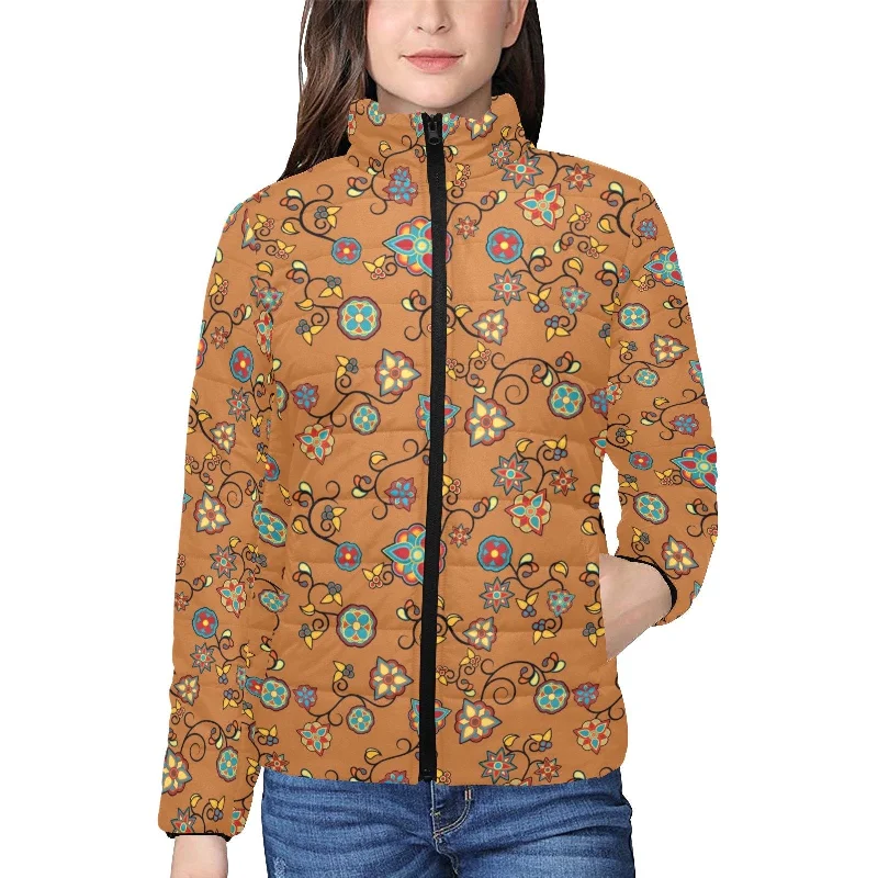 Fire Bloom Light Women's Stand Collar Padded Jacket Rayon Jacket Velvet Jacket Corduroy Jacket Fire Bloom Light Women's Stand Collar Padded Jacket Rayon Jacket Velvet Jacket Corduroy Jacket
