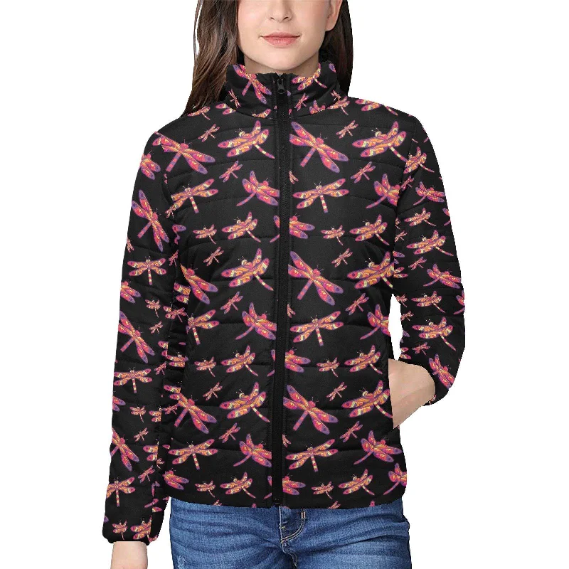 Gathering Noir Women's Stand Collar Padded Jacket Anorak Shell Jacket Lightweight Jacket Gathering Noir Women's Stand Collar Padded Jacket Anorak Shell Jacket Lightweight Jacket