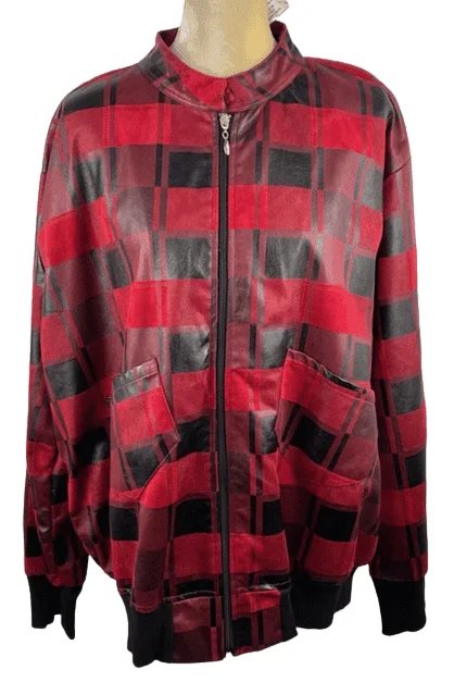 Gold Flava women's black/red jacket size 26 Wool Jacket Cashmere Jacket Tweed Jacket Gold Flava women's black/red jacket size 26 Wool Jacket Cashmere Jacket Tweed Jacket