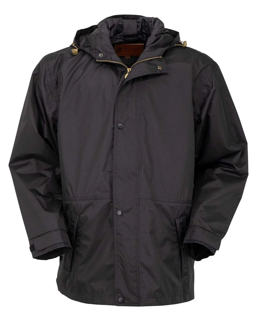 Outback® Lightweight Black Pak-a-Roo Hooded Parka Jacket Knit Jacket Woven Jacket Fleece Jacket Outback® Lightweight Black Pak-a-Roo Hooded Parka Jacket Knit Jacket Woven Jacket Fleece Jacket