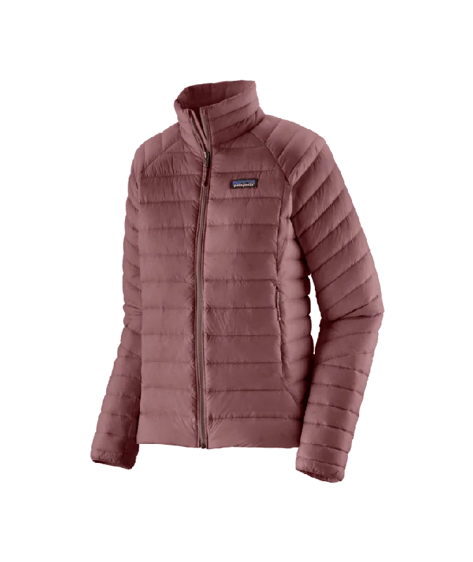 PATAGONIA Women's Down Sweater Jacket Dulse Mauve Print Jacket Jacquard Jacket Embroidered Jacket PATAGONIA Women's Down Sweater Jacket Dulse Mauve Print Jacket Jacquard Jacket Embroidered Jacket