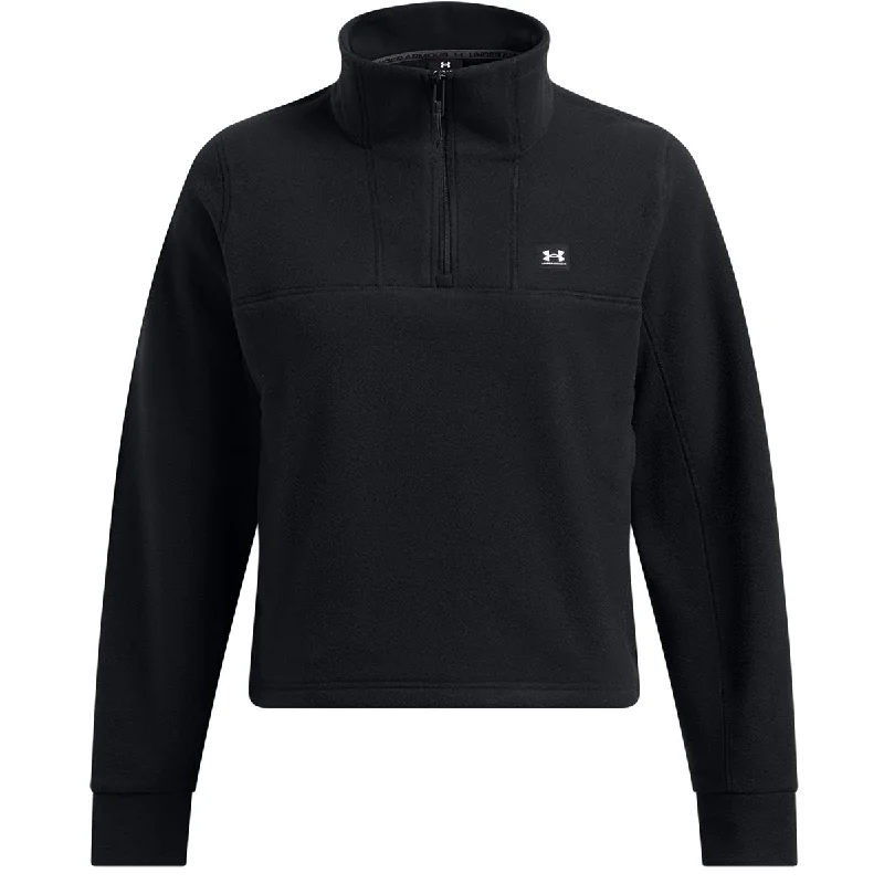 Under Armour Expanse Fleece Half Zip Jacket - Womens - Black Cardigan Sweater Pullover Under Armour Expanse Fleece Half Zip Jacket - Womens - Black Cardigan Sweater Pullover