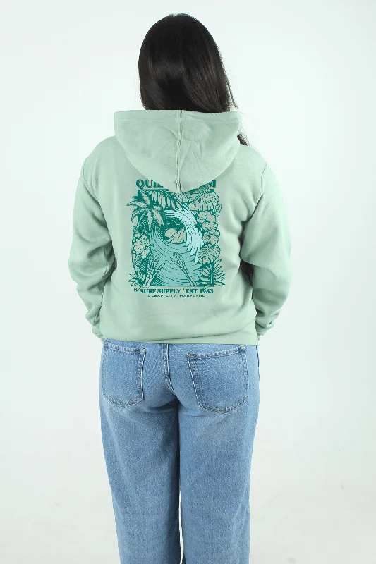 Barrel Bones Hoodie Hoodie with Hem Applique Textured Unique