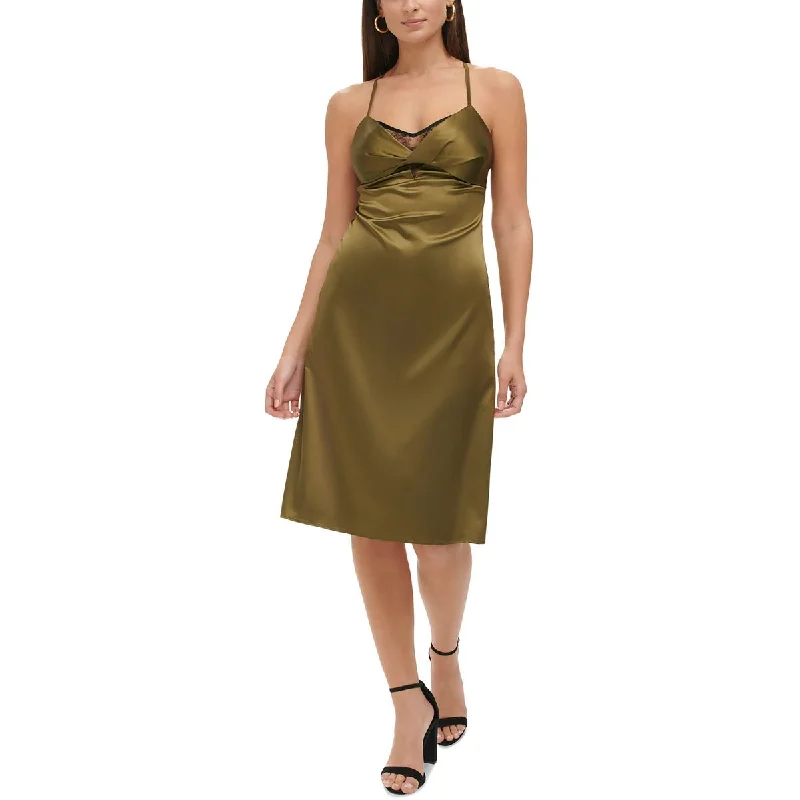 Womens Lined Slip Dress