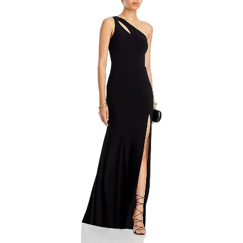 Womens Split Hem Max Evening Dress