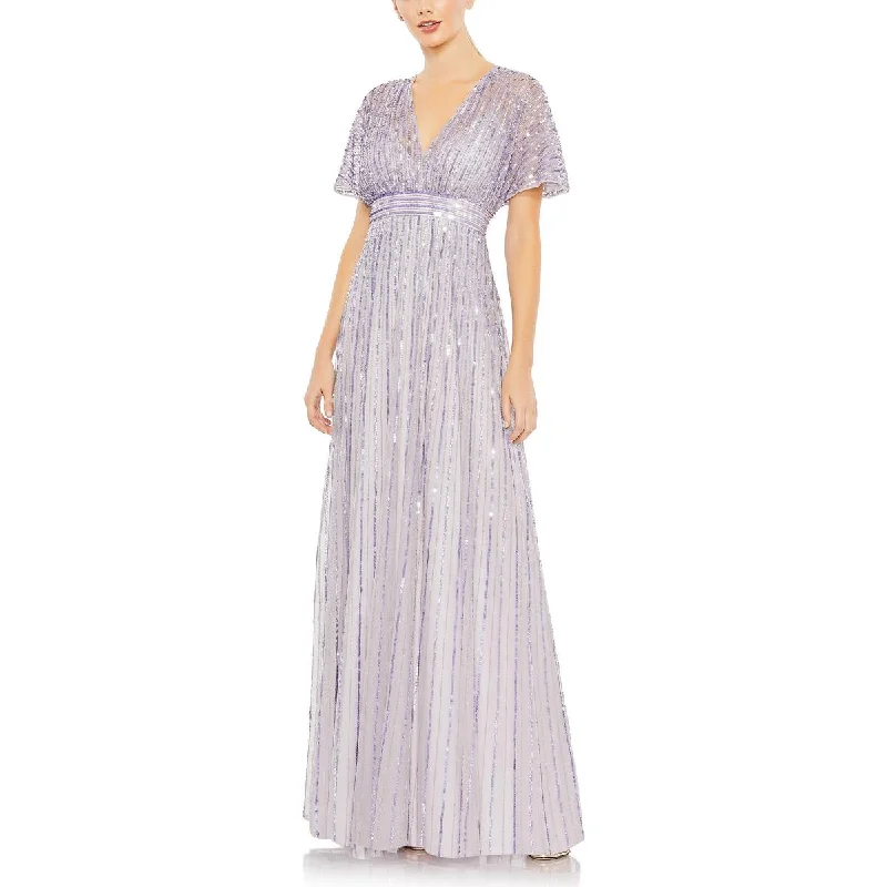 Womens Embellished Special Occasion Evening Dress