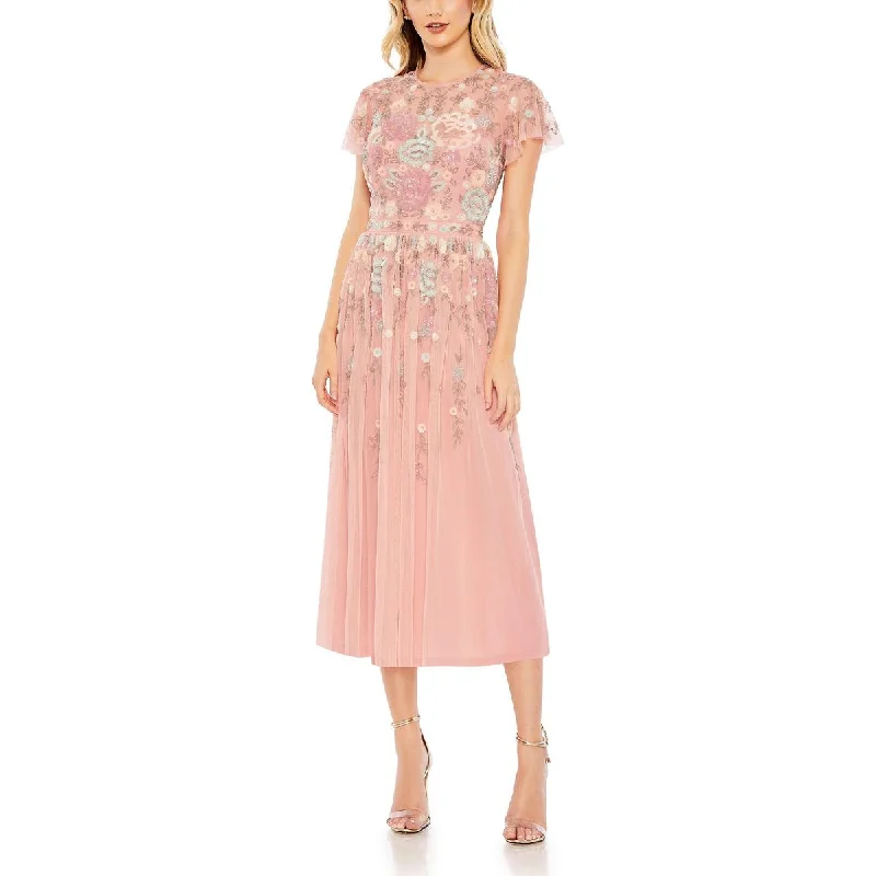 Womens Embellished Special Occasion Evening Dress