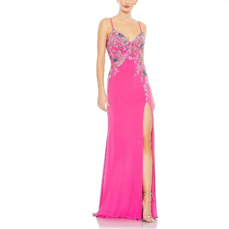 Womens Embellished Formal Evening Dress