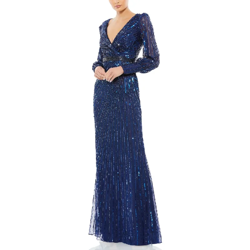 Womens Embellished Formal Evening Dress