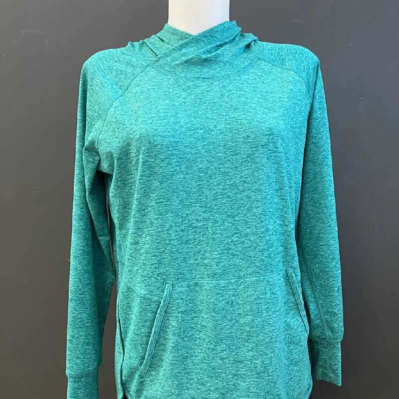 Eddie Bauer - Women's Hooded Athletic Fleece: Green-women-XS Hoodie with Toggle Buttons Decorative Unique Eddie Bauer - Women's Hooded Athletic Fleece: Green-women-XS Hoodie with Toggle Buttons Decorative Unique