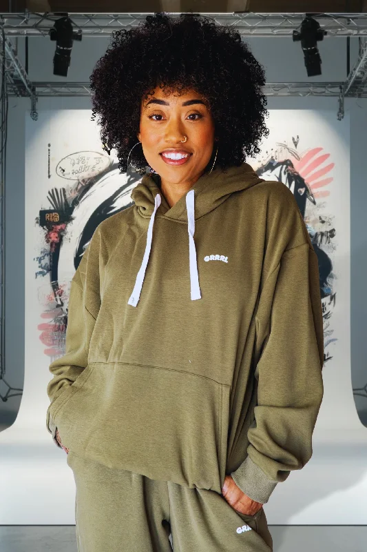 Hathor Spirit Hoodie - 3d puff logo! Hoodie with Drop Shoulder Relaxed Streetwear