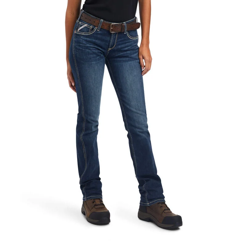 Rebar Riveter Straight Jean-ATLANTA Trendy Wide-Leg High-Waist Denim