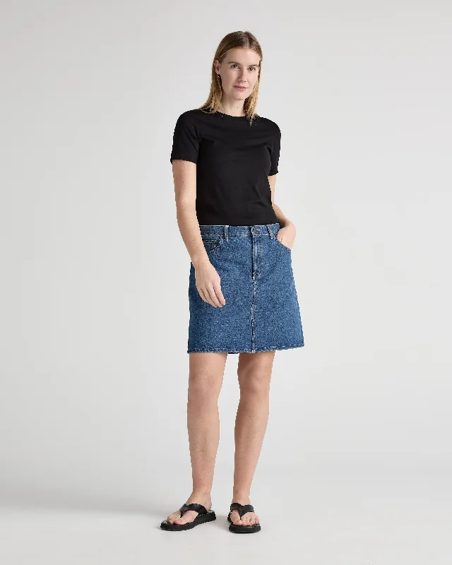 Audry Mini Skirt - Medium Stone corduroy skirt durable
