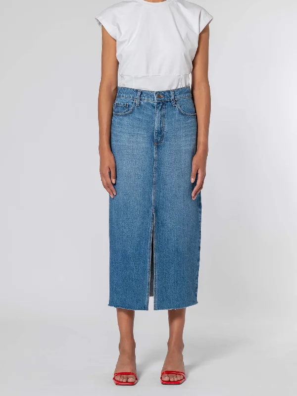 Avery Skirt Champion silk skirt smooth