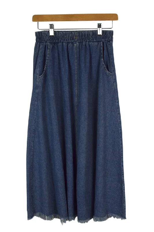 Reworked Denim Skirt denim skirt casual