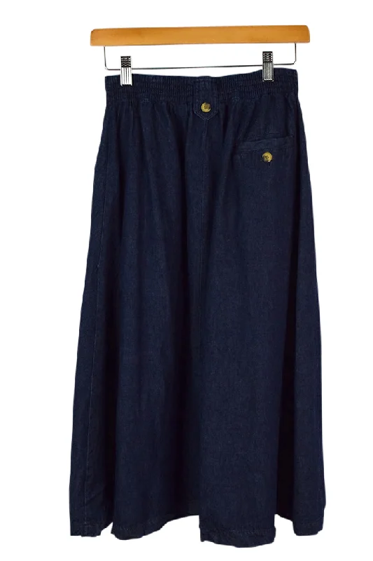 Silvercord brand Denim Skirt wool skirt sturdy