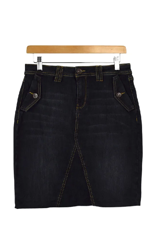 Denim Skirt patchwork skirt art