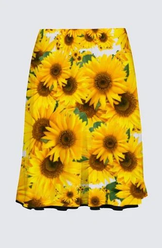 TRP Floral Print 04 Designer Alex A-line Reversible Mini Skirt low waist skirt